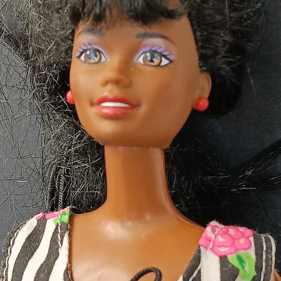 Vintage Mattel Barbie Black African American 1987 Twist And Turn Waist 1966 - Picture 5 of 16